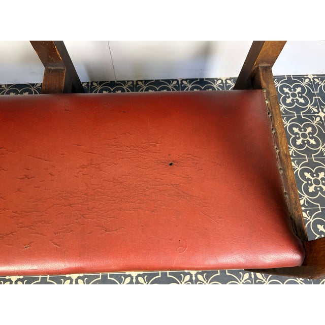 20th Century West Yorkshire Police Station Bench, 1950s For Sale - Image 12 of 18