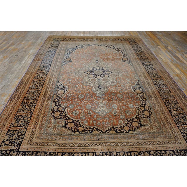 19th Century Persian Mohtasham Kashan Carpet ( 8'2'' x 11'4'' - 250 x 345 )