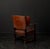 Vintage Leather Chimney Armchair 1920s For Sale - Image 10 of 18