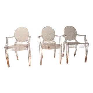 Authentic Philippe Starck “Victoria Ghost” Armchair for Kartell – Clear For Sale