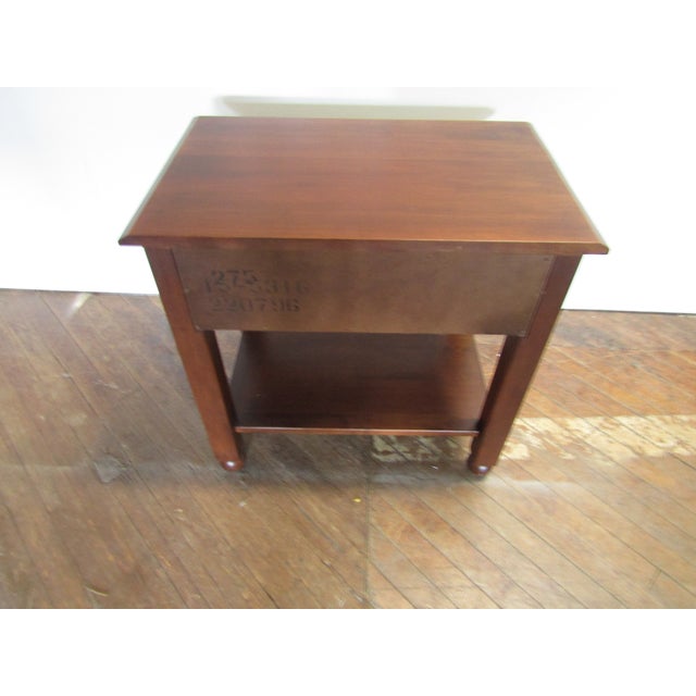 2000 - 2009 Ethan Allen Solid Cherry Nightstand For Sale - Image 5 of 7