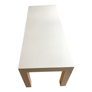 1970's Minimalist Parsons Coffee Table For Sale