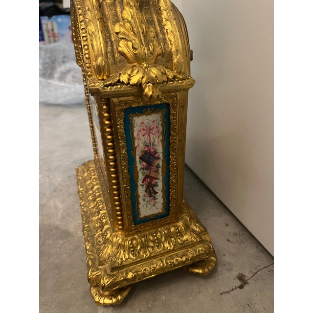 Manufacture de Sevres Antique Sevres Clock For Sale - Image 4 of 12