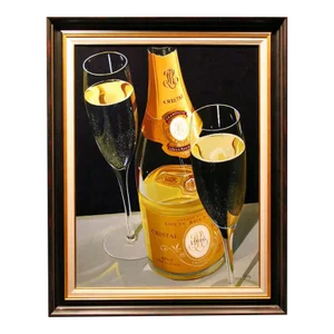 Thomas Stiltz "Cristal Tonight" Original Signed Original Oil Still Life Painting