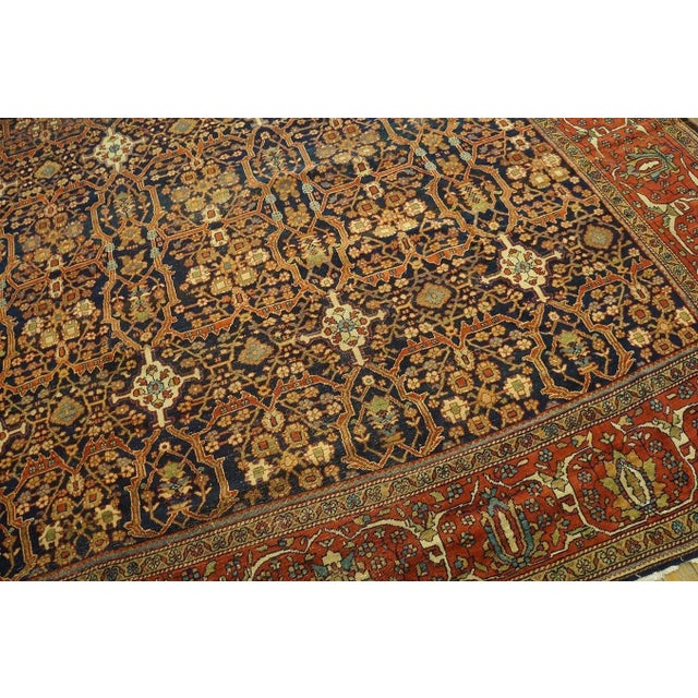 Late 19th Century Persian Sarouk Farahan Carpet ( 8' 4" x 9' 4" - 254 x 384 ) For Sale In New York - Image 6 of 12