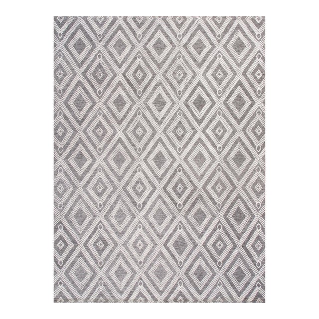 Pasargad Home Modern Silver Area Rug-12' 0" X 15' 0" For Sale