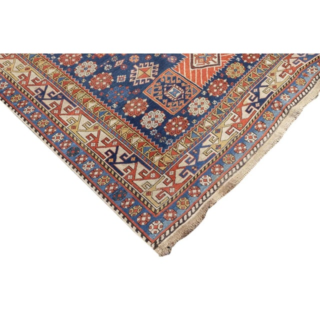 Textile Antique Shirvan Rug 4'5'' x 9' For Sale - Image 7 of 12