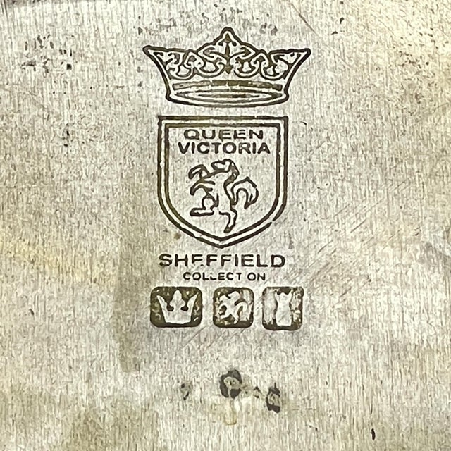 1900s Antique Silver Plated Teapot by Queen Victoria Sheffield, England