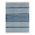 Rug & Kilim's Contemporary Dhurrie Rug in Dark Blue and White Stripes - 6x9 For Sale