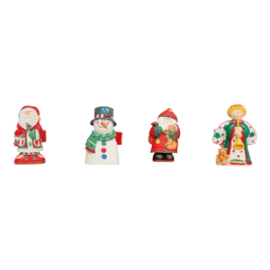 Christmas Follies Napkin Rings - Set of 4