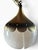 1960s Vintage Mid Century Modern Tulip Milk Glass & Brass Hanging Pendant Lights, Pair For Sale - Image 5 of 10