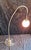 Vintage Table Lamp with Metal Frame and White Glass Globe by Schneider GMBH & Co, 2003 For Sale - Image 3 of 8