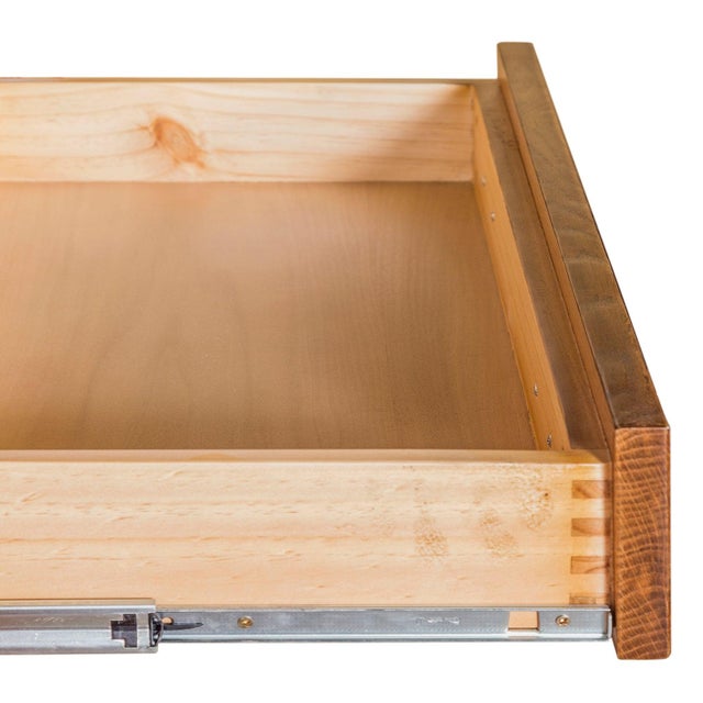 Brown Mission 7 Drawer Sideboard With 2 Doors - Michael's Cherry (Mc-A) - 82" For Sale - Image 8 of 16