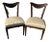 1940s Hollywood Regency Carved Wood Swag-Back Chairs in the Manner of Grosfeld House For Sale