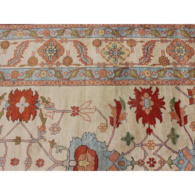 Very Large Vintage Serapi Rug With All-Over Pattern by Keivan Woven Arts 16'8" X 29'0" For Sale - Image 10 of 11