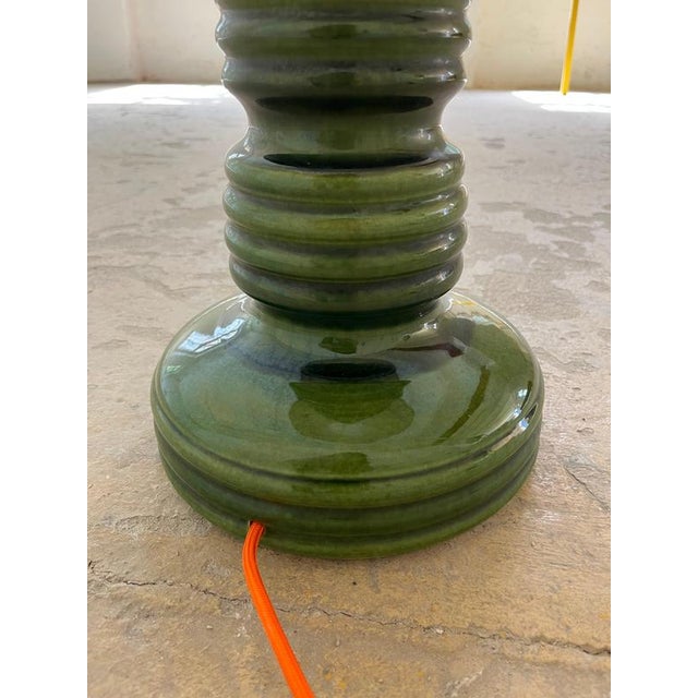 Floor Lamp in Green Ceramic by Aro Leuchten For Sale - Image 9 of 11