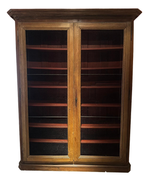 Large French Louis XVI Oak Bookcase, 1700s