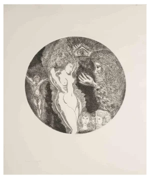 Gianpaolo Berto, The Vision, Etching, 1974