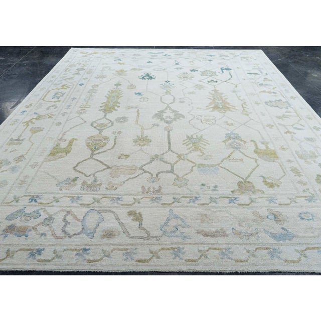 Turkish Oushak Rug 9'5" x 13'5" #20394 Explore a curated collection of hallway runners, wool rugs, and handmade...