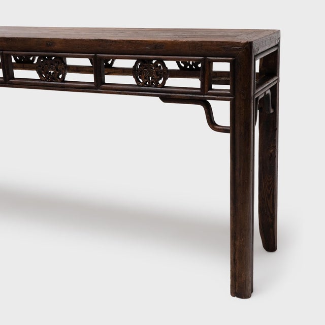 Mid 19th Century Chinese Dragon Flower Altar Console, C. 1850 For Sale - Image 5 of 6