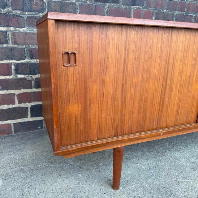 Mid Century Modern Teak Credenza For Sale - Image 10 of 11