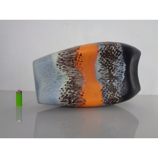 Large Relief 20/40 Ceramic Vase from Dümler & Breiden, Germany, 1970s For Sale - Image 10 of 18