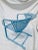 Blue 1940s Mid-Century Salterini Woodard Wrought Iron Flex Rocking Chair For Sale - Image 8 of 10
