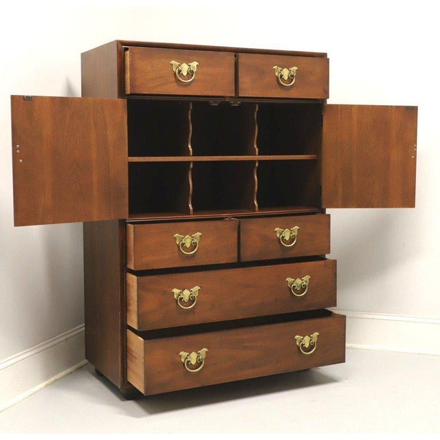 1970s Henredon Mahogany Chinoiserie Gentleman's Chest For Sale In Boston - Image 6 of 8