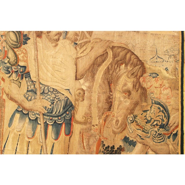 Textile 17th Century French Aubusson Mythological Tapestry For Sale - Image 7 of 12