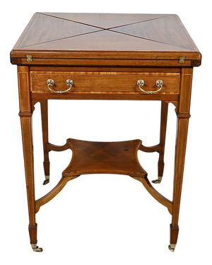 Handkerchief Games Table in Blond Mahogany, 1930