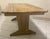 1970s Vintage Trestle Dining Table With Drawer For Sale - Image 4 of 10