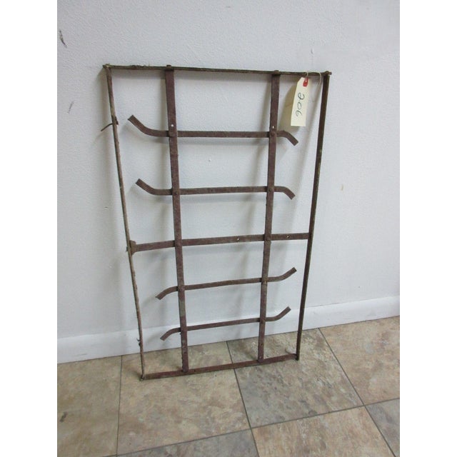 Victorian Antique Victorian Iron Window For Sale - Image 3 of 7