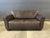 Vintage De Sede Ds-97 Buffalo Leather Loveseats Sofa Circa 1970’s. Made in Switzerland. Dimensions: H 32” x W 62.5” x D...