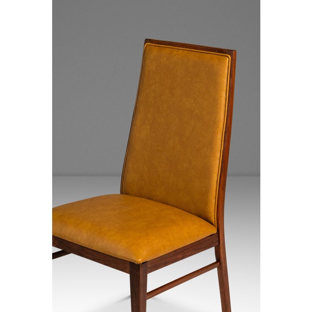 Restored Mid-Century Modern High-Back Desk / Side/ Dining Chair in Walnut by Milo Baughman for Dillingham, Usa, C. 1960s For Sale - Image 14 of 18
