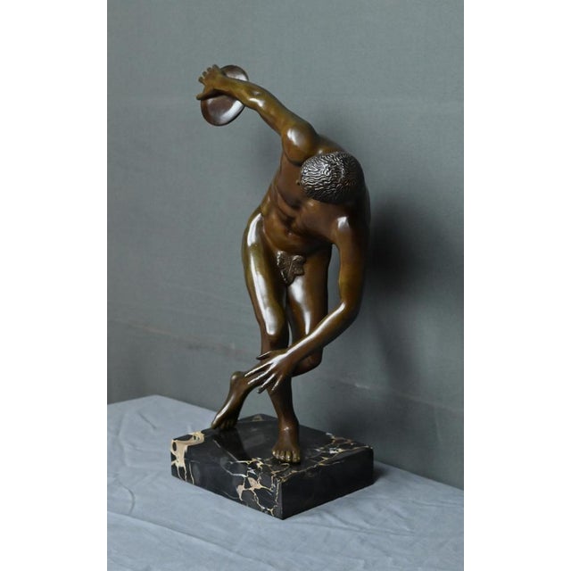 After Myron, The Discus Thrower, Early 20th Century, Bronze For Sale - Image 3 of 18