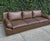 1960s Edelhard (Eddie) Harlis Cognac California Model 989 Leather Sofa For Sale - Image 4 of 8