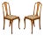 Set of Walnut Side Chairs For Sale