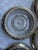 Art Nouveau Set of 8 Sterling Silver Rimmed Glass Coasters For Sale - Image 3 of 11