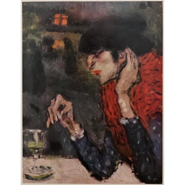 1950s Picasso First Edition "The Absinthe Drinker" Period Lithograph For Sale - Image 10 of 11