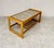 Stunning vintage coffee table with a Scandinavian design, typical of the 1960s/70s. The base and frame are made of solid...