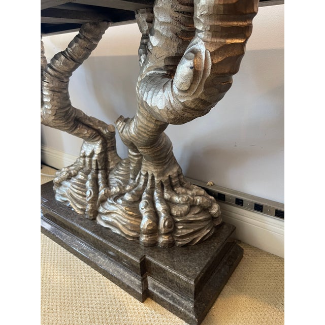 Marge Carson Tree Form Console Table For Sale - Image 15 of 18
