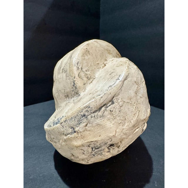 1960s Larry Mohr Painted Plaster Abstract Sculpture Signed From Artist Estate For Sale - Image 4 of 7
