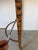Vintage Faux Tiger Bamboo Wrapped Rattan Console Table For Sale - Image 15 of 16