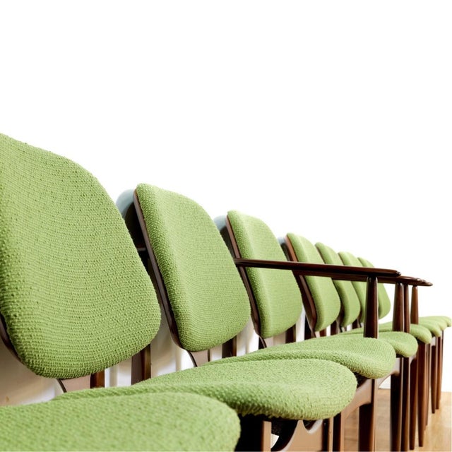 1960s Set of Eight Mid Century Dining Chairs Attributed to Elliots of Newbury For Sale - Image 5 of 15
