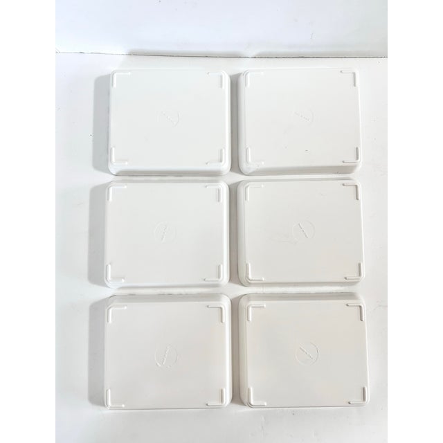 Late 20th Century Vintage Italian Botanical Garden Trinket Trays, Spring Wildflower Catchalls – Set of 6 For Sale - Image 5 of 9