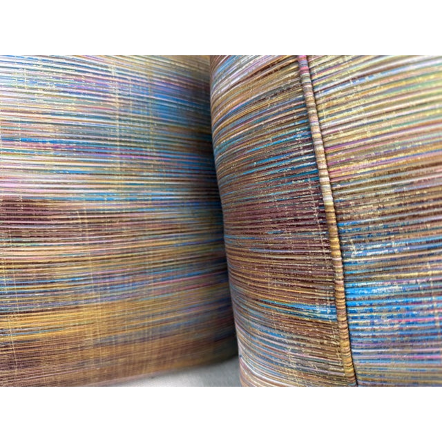 Transitional Clarke & Clarke "Serengeti" in Tropical 22" Pillows-a Pair For Sale - Image 3 of 3