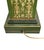 Vintage French 20th C Designer Empire Style Green & Gold Swan Urn Lamp For Sale - Image 16 of 17
