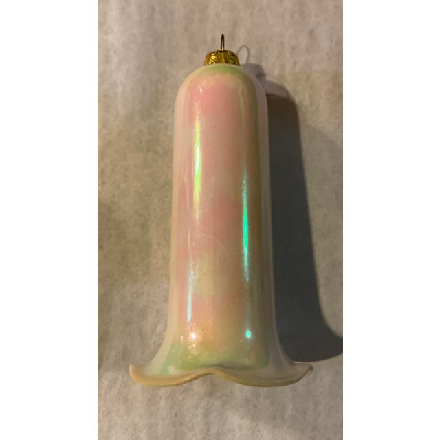 1980s Gabriel's Trumpet Iridescent Ornament For Sale - Image 4 of 8