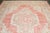 Antique Zabihi Collection Soft Red Ivory Square Oushak Rug For Sale In New York - Image 6 of 12