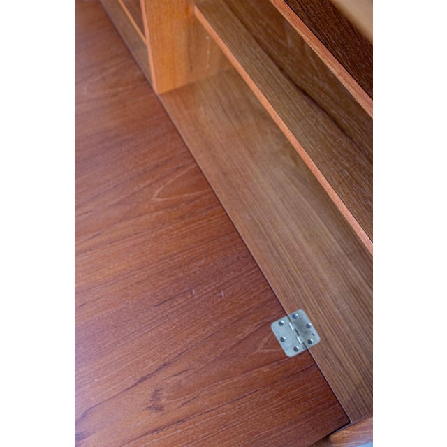 Brown Danish Secretary in Teak by Poul Hundevad for Hundevad & Co., 1960s For Sale - Image 8 of 18